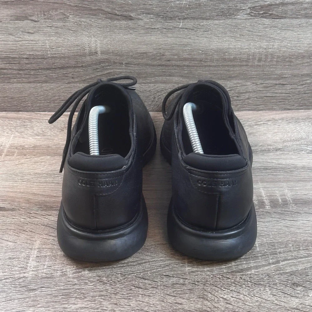 Cole Haan Zerogrand Oxford Shoes Mens 11.5 Black Leather Wingtip Dress Casual